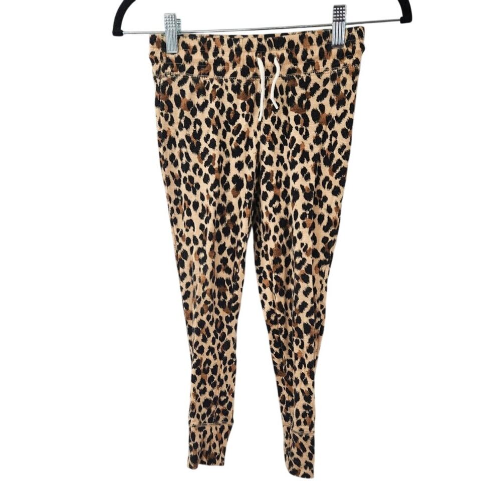 Old Navy Cheetah Leopard Print Girls Leggings Size Small S (6 / 7)